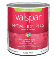MEDALLION PLUS EXTERIEUR SATIN 5GAL WHITE